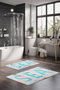 Mijölnir Juego de alfombrillas de baño CT-5191 de 2 piezas Multicolor